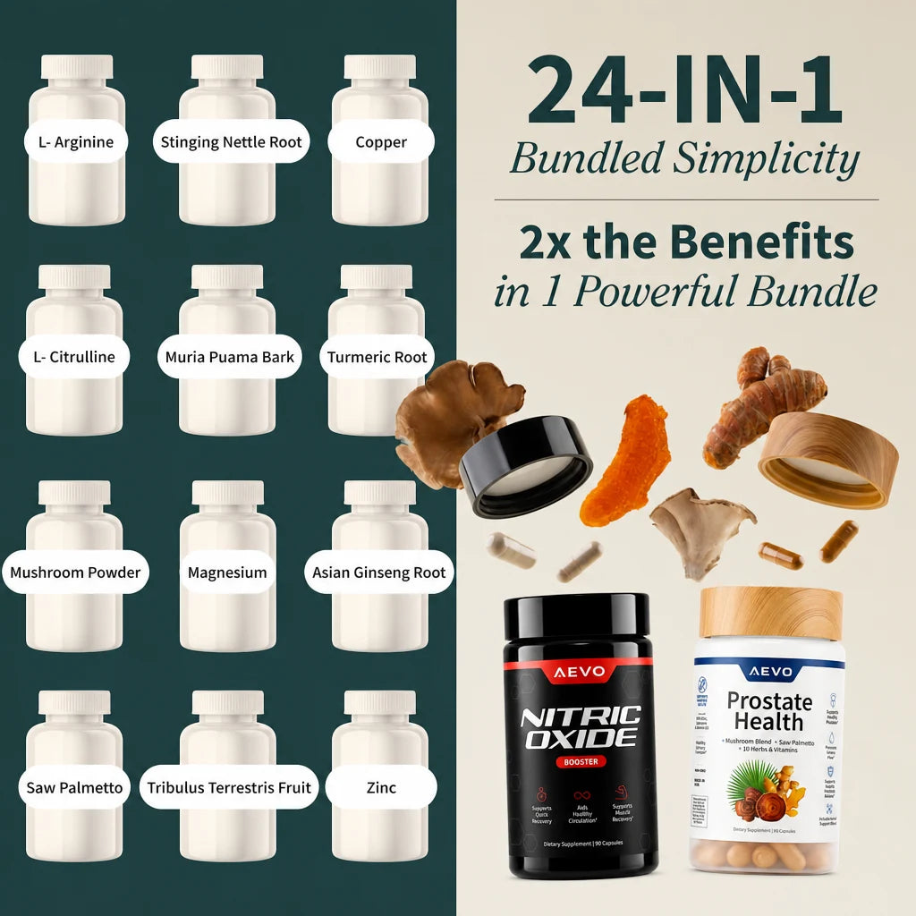 Prostate Health + Nitric Oxide Combo